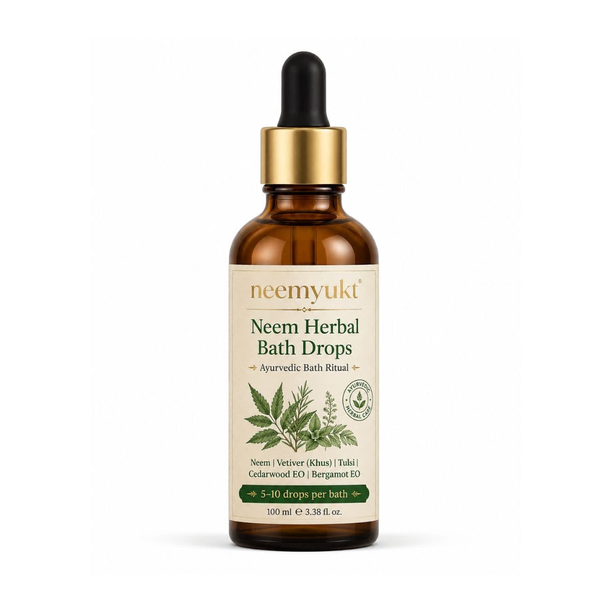 Neem Herbal Bath Drops — 100ml