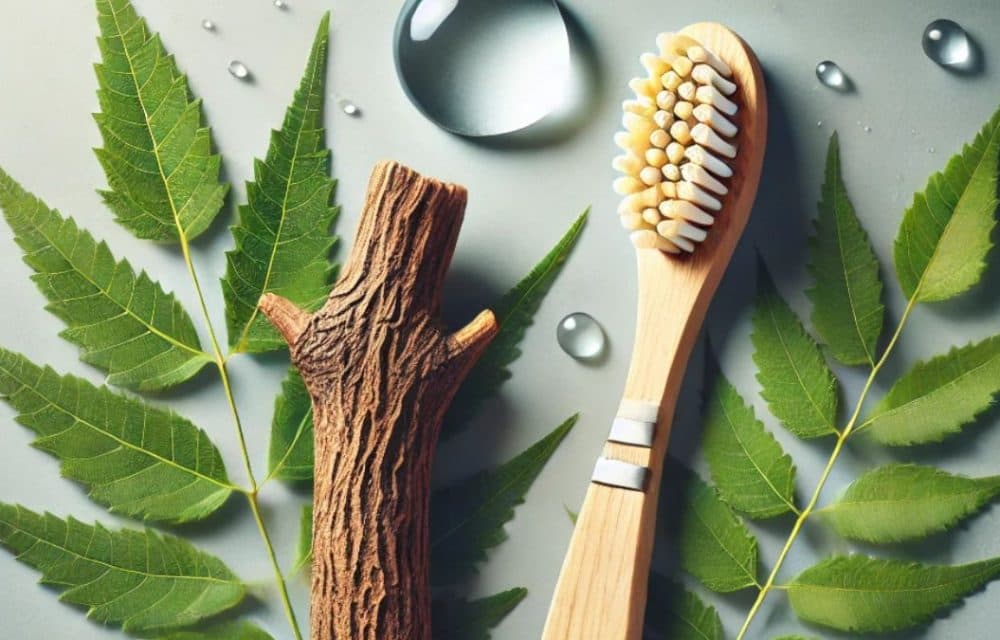 Does brushing with raw neem wood help or should it be cleaned before use?